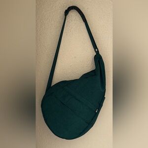 AMERIBAG Unisex 19” Distressed Green Nylon Healthy Back Bag Tote Hiking Casual